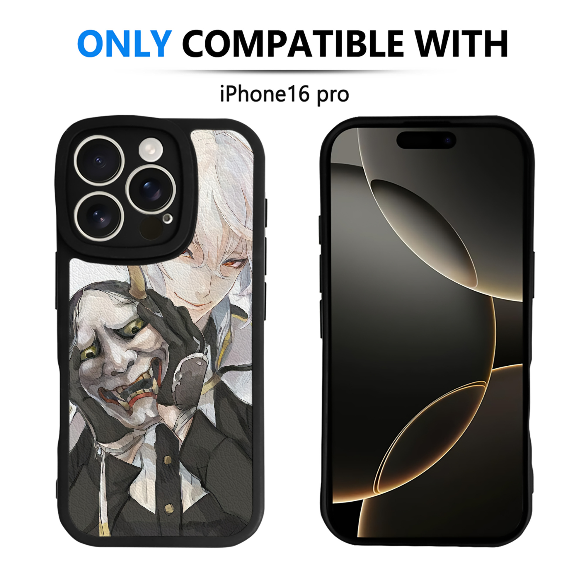 （画像用） 刀剣乱舞 Touken Ranbu 【iPhone 16シリーズ対応】シリコンスマホケース（レザー調） 材質：シリコン